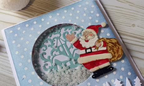 Colaboración con La tienda de las manualidades Día 3: Tarjeta navideña