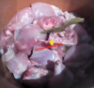 Pollo salsa cebolla olla amiga carol