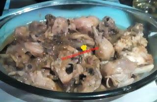 Pollo salsa cebolla olla amiga carol