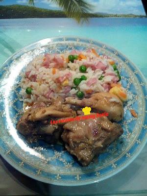 Pollo salsa cebolla olla amiga carol