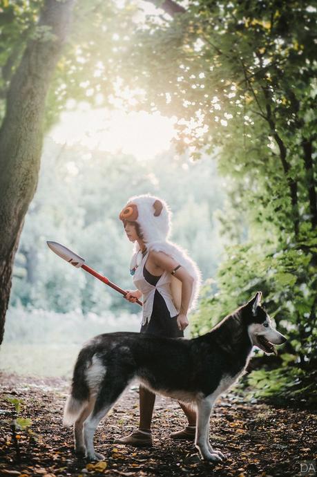 Impresionante cosplay de 'La Princesa Mononoke', por Dasha Skywalker