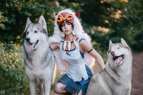 Impresionante cosplay de 'La Princesa Mononoke', por Dasha Skywalker