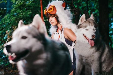 Impresionante cosplay de 'La Princesa Mononoke', por Dasha Skywalker