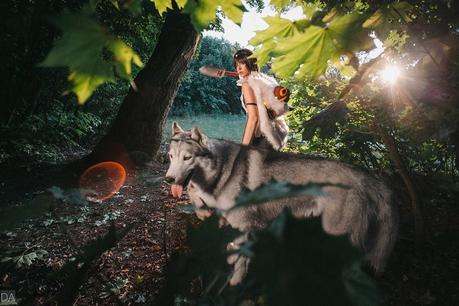 Impresionante cosplay de 'La Princesa Mononoke', por Dasha Skywalker