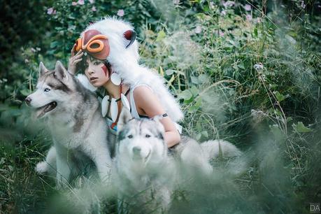 Impresionante cosplay de 'La Princesa Mononoke', por Dasha Skywalker