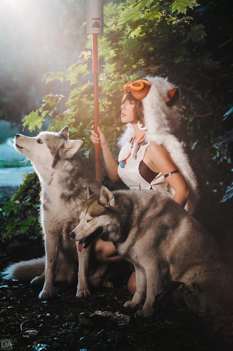 Impresionante cosplay de 'La Princesa Mononoke', por Dasha Skywalker