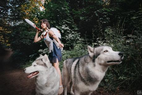 Impresionante cosplay de 'La Princesa Mononoke', por Dasha Skywalker