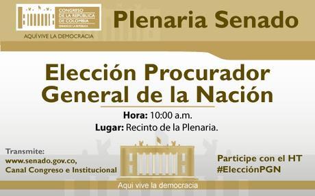 El Senado elegirá este jueves al nuevo Procurador General de la Nación senado