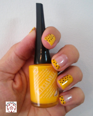 esmalte amarillo