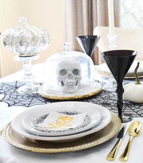 DECORAR UNA MESA PARA HALLOWEEN... SIN PERDER EL GLAMOUR