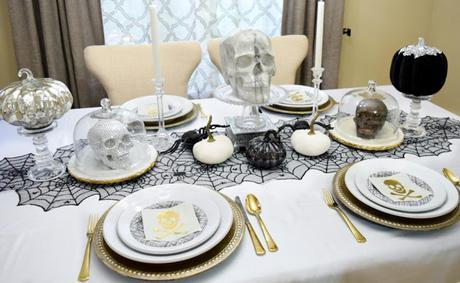 DECORAR UNA MESA PARA HALLOWEEN... SIN PERDER EL GLAMOUR