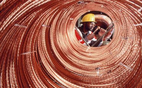 Precio del cobre sube
