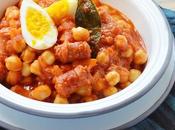 Garbanzos tomate chistorra