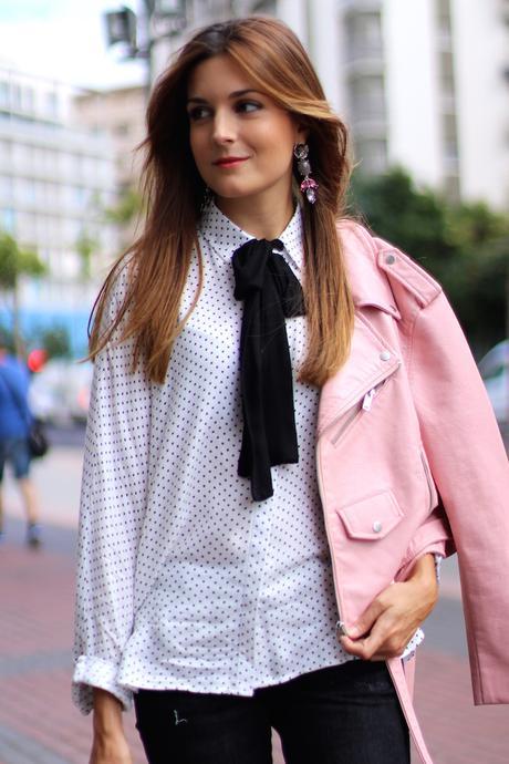 Pink Leather Jacket