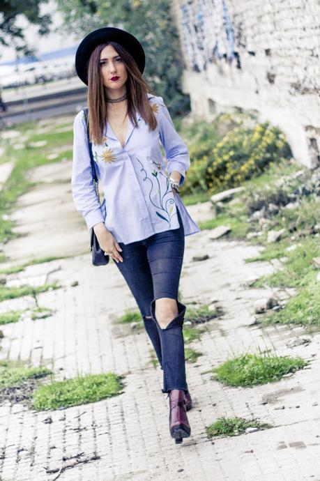 OLIVIA PALERMO ZARA SHIRT