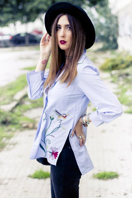 OLIVIA PALERMO ZARA SHIRT