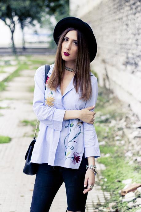 OLIVIA PALERMO ZARA SHIRT