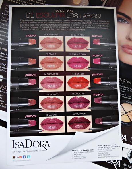 Lip Desire y Sculpting lip liner de Isadora. Praliné.