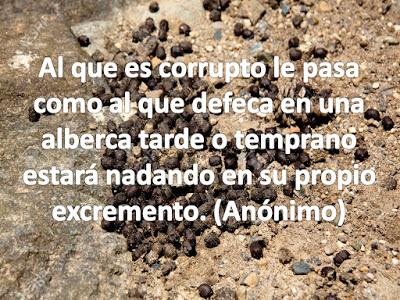La Corrupción es puro Excremento
