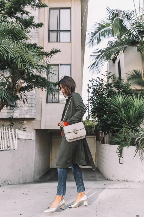 calvin_klein_outfit-ck_sculpted_jeans-denim-trench-orange_sweater-gold_shoes-celine_box_bag-outfit-street_style-los_angeles-collage_vintage-45