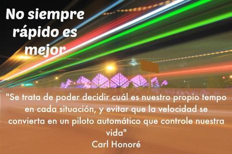 NO siempre rápido es mejor