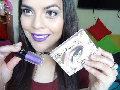 Maquillaje LABIOS MORADOS + LOOK TOO FACED [VÍDEO]