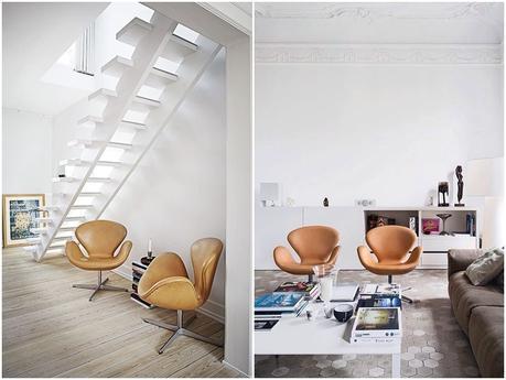 sillas icónicas. Silla Swan Arne Jacobsen