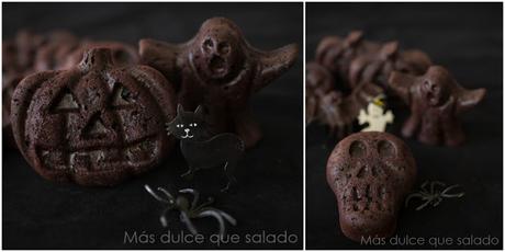 Bizcochos de chocolate para Halloween