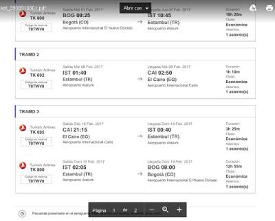 Tiquetes Multidestino