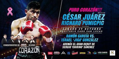 César Juárez vs Richard Pumicpic en Vivo – Sábado 29 de Octubre del 2016