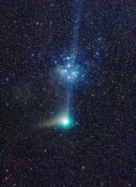 ✨El cometa Machholz y M45 ✨El cometa Machholz y M45