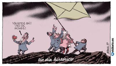 Rajoy insiste: “¡Hay que persistir, hay que perseverar!”. ¡Al abismo!