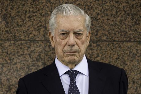 MADRID, SPAIN - JUNE 09:  Nobel prize-winning writer Mario Vargas Llosa poses for a picture prior to attend the 7th edition of the 'Catedra Real Madrid' Project at Santiago Bernabeu Stadium outdoors on June 9, 2015 in Madrid, Spain.  (Photo by Gonzalo Arroyo Moreno/Getty Images)
