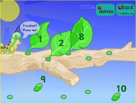 Ordena números con Counting Caterpillar