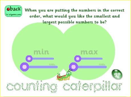 Ordena números con Counting Caterpillar