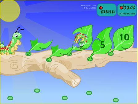 Ordena números con Counting Caterpillar