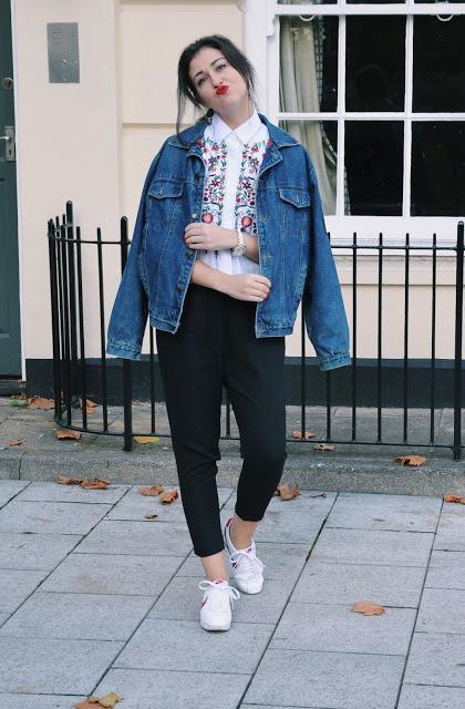 MY LIFE IN UK (5) - EMBROIDERED FLOWERS