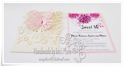 Invitación Sweet 16 - Birthday Invitation Flourish Butterfly Design & Decor Ideas.