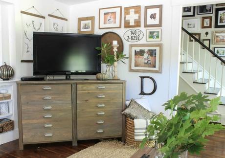 Una casa decorada para otoño