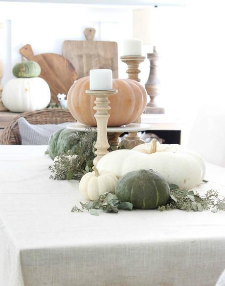 Una casa decorada para otoño