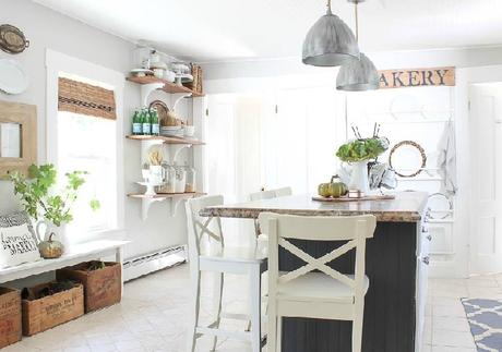 Una casa decorada para otoño