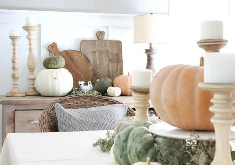 Una casa decorada para otoño