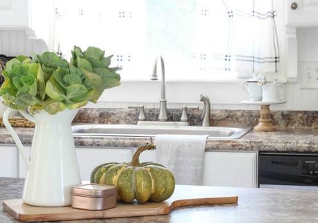 Una casa decorada para otoño