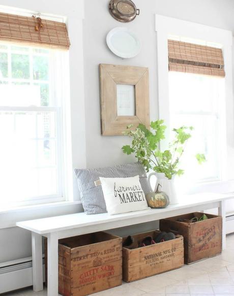 Una casa decorada para otoño