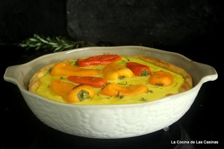 Pastel de Bechamel de Calabaza y Pimientos de Colores #homenajeaMeritxellretocdm