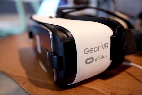 AUSTIN, TX - MARCH 11: Samsung Gear VR at The Samsung Studio at SXSW 2016 on March 11, 2016 in Austin, Texas. (Photo by Jonathan Leibson/Getty Images for Samsung)