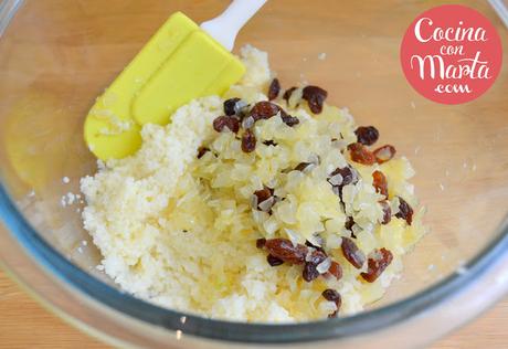 tabulé o tabbule de cous cous con verduras, ensalada fría marroquí, moruna, siria, líbano, receta casera, fácil, rápida, cocina con marta