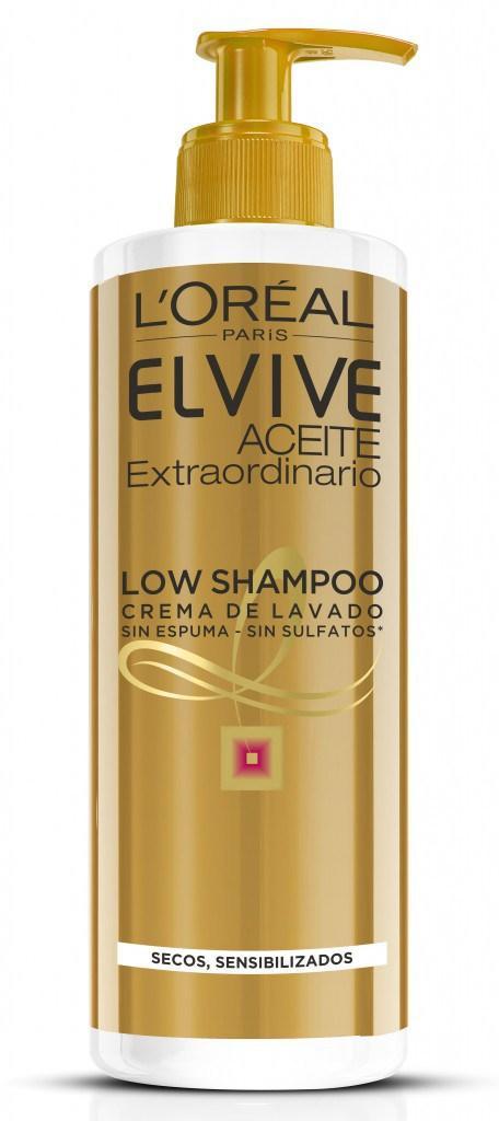 Novedades en L’Oreal; Elvive Low Shampoo low-shampoo_cabellos-secos-599e