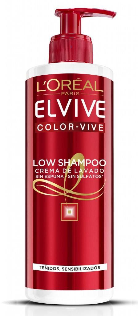 Novedades en L’Oreal; Elvive Low Shampoo low-shampoo_cabellos-ten%cc%83idos-599e