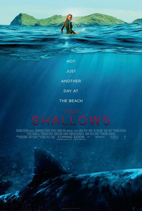 NosVamosAlCine, película, cartelera, cine, The Shallows, Infierno Azul, blog de cine, solo yo, blog solo yo, thriller, aventuras marinas, tiburones, supervivencia, suspense.